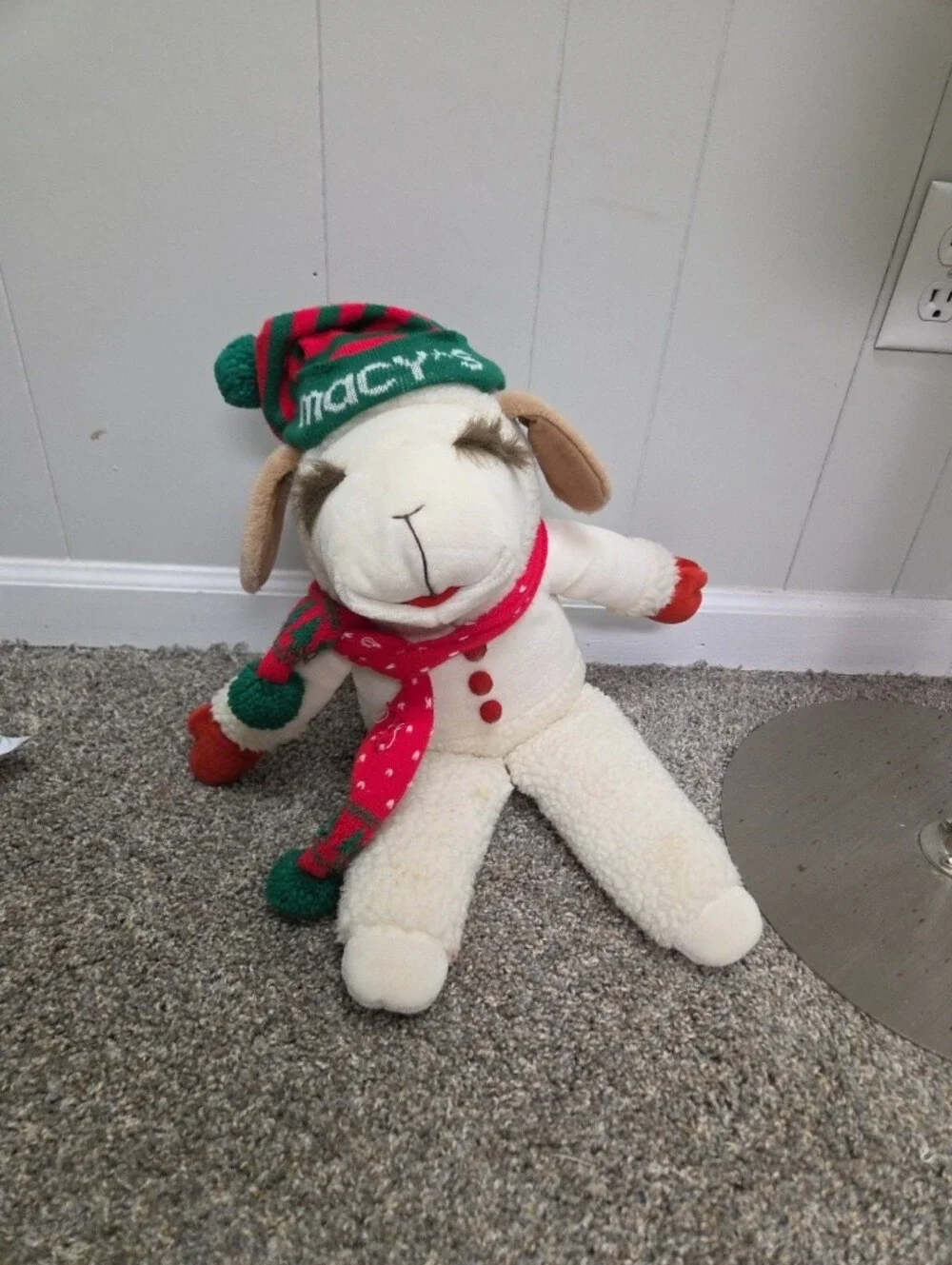 Vintage 1993 shari Lewis Lamb Chop  Stuffed Plush Lamb 19